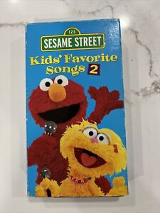 Kids' Favorite Songs 2 Sesame Street (VHS, 2001) Sony Wonder
