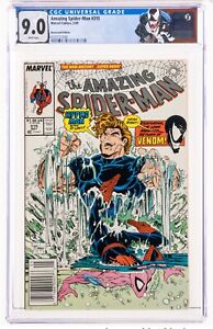 🔥 Amazing Spider-Man #315 CGC 9.0 WP NEWSSTAND Custom LABEL VENOM APPEARANCE