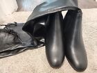 DREAM PAIRS Women's Over The Knee Thigh High Chunky Heel Boots Long Black SZ 8