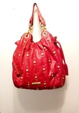 isabella fiore, large red leather shoulder bag