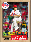 2023 Orion Kerkering Future Stars MLB Rookie Card 87 Philadelphia Phillies #50