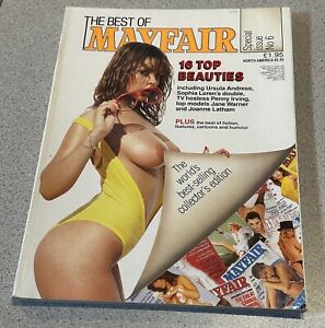 Vintage Mayfair UK Magazine Best Of No 6 V21 1986 Ursula Andress Joanne Latham