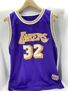 New ListingLA Lakers Mitchell Ness Magic Johnson Jersey Men XL Purple 1979-80 Basketball