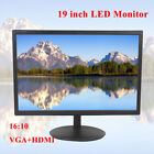 19 Inch LED Screen Digital Display Smart Monitor 16:10 VGA+HDMI Connector HD