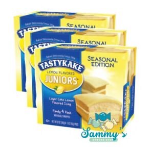 Tastykake Seasonal Lemon Juniors 3 Boxes