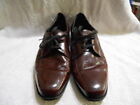 Florsheim Men's Leather Shoes Size 10 E Style 33617 Wine Brown Oxfords