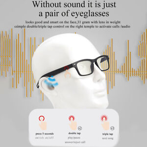 Smart Glasses Wireless Bluetooth v5 Music Stereo Headset Audio Speaker Handsfree