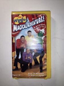The Wiggles Magical Adventure! A Wiggly Movie VHS Video Tape with 16 Songs