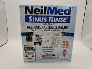 Dr. Mehta NeilMed Original All Natural Sinus Nasal Relief Rinse Kit Exp 12/27