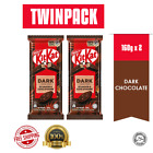 2x Kit Kat, Dark Chocolate Equador & Cote D'ivoire, Crisp Wafers, 160g