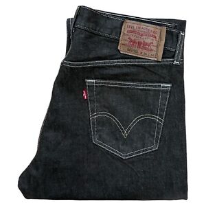 Levi’s Men’s 501 Original Shrink To Fit Button Fly Brown Denim Jeans 36x32 Exact