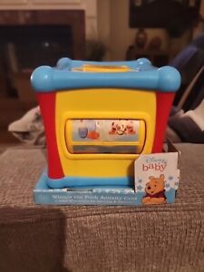 Disney Baby Winnie the Pooh Activity Cube Learning Child Toddler Toy 5 sides