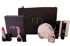 Dior Cosmetics 5 pc Gift Set CD Logo Christian Dior Black Bag NEW!