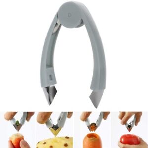 Fruit Eye Peeler & Strawberry Huller -Pineapple Eye Remover, Kitchen Gadget Tool