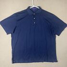Ralph Lauren Polo Shirt Mens Large Blue Purple Label Italy Golfing Adult