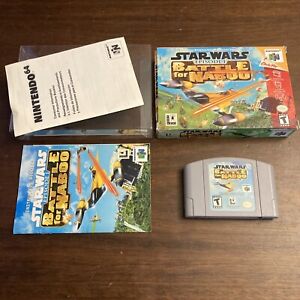 Star Wars Episode 1 Battle For Naboo - Nintendo 64 N64 Complete CIB - Authentic