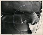 1953 Press Photo Leather knee pads and heavy riding boots standards for Polo