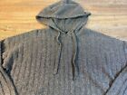 YEST Long Sleeve Knit Gray Pullover Hooded Sweater Women's Size 6