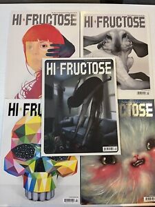 Hi-Fructose Art Magazine Lot of 5 Back Issues Brandi Milne Femke Hiemstra