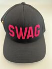 RARE NEW SWAG Golf Pink On Black Hat G/FORE FLEXFIT 110 CAP One Size 920246