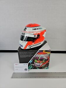 Nelson Piquet Jr. *SIGNED* Exclusive Mini Helmet 1:2 Scale - Formula 1 - RACING