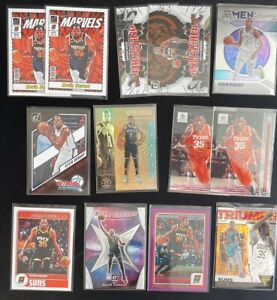 Lot of 13 Kevin Durant SP/Inserts/Parallels - Suns/Warriors/Thunder/Nets