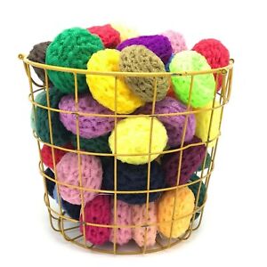Premium Handmade Nylon Netting Dish Scrubbies Assorted Colors