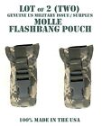 LOT of 2 NEW US MILITARY MOLLE ACU UCP DISTRACTION DEVICE FLASHBANG POUCH POCKET