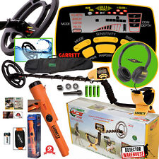 Garrett Ace 250 Metal Detector WaterProof Coil, Headphones, Pro-Pointer AT, Bag