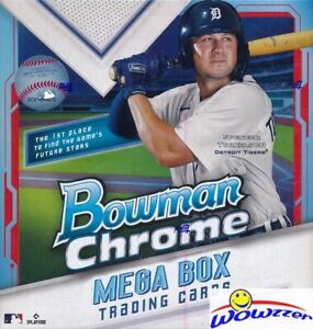 2021 Bowman Chrome Baseball EXCLUSIVE Factory Sealed MEGA Box-MEGA PACKS!