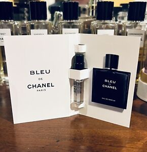 Bleu De CHANEL Eau De Parfum Pour Homme Men’s Spray Sample - Size 1.5 ML