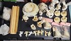 Vintage Lot 50+ Wedding Cake Topper Decorations Old Funky Faded Bride Groom New