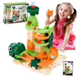 Marble Run Upgrade Big Building Blocks for Kids Ages 4-8, 40 Pieces Marble