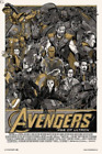 New ListingTyler Stout Avengers: Age of Ultron 2015 Signed Variant Mondo Poster Print x/350