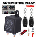 New ListingWireless Dual Remote Car Battery Disconnect Relay Master Kill Cut-off Switch 12V