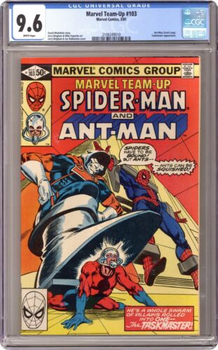 Marvel Team-Up #103 CGC 9.6 WHITE Pages! Spider-Man & Ant-Man! Taskmaster!