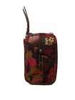 Sakroots Womens Wristlet Wallet Cell Phone Holder Floral Peace Signs no strap