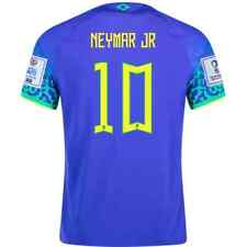 NEYMAR BRAZIL FINAL EDITION 2022 QATAR WORLD CUP AWAY JERSEY. #10