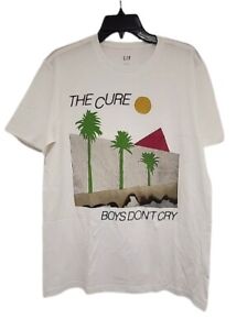 New The Cure Boys Don't Cry Gap Mens Medium 80s Alternative Music Rock Tee