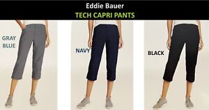 Eddie Bauer Women's Tech Capri Nylon Outdoors Hiking Sport Pants