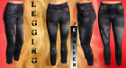 COOL Jeggings Jeans Look Printed Leggings Women's Pants Stretchy Skinn