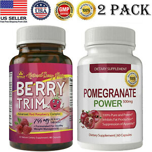 Raspberry Complex Weight Loss & Pomegranate Extract Appetite Control Capsules