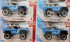 Hot Wheels 2021 Then and Now Custom Ford Bronco Lot Of 4 Blue
