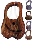 Irish Lyre Harp Traditional Ten Strings Rosewood Various Designs Free Key+Bag