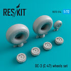 1/72 ResKit RS72-0214 DC-3 (C-47) wheels set