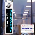 Data Recovery computer repair Led flat panel Light Box window sign 48in x 12in
