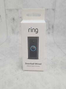 Ring Video Doorbell Wired - Black (N) 840080557021