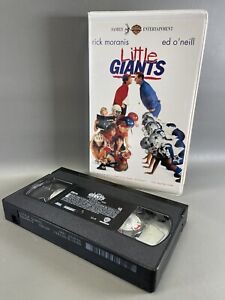 Little Giants (VHS, 1995) Rick Moranis Ed O'neill Tested with Pogs