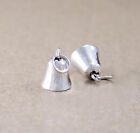 1 PC Mini 925 Sterling Silver Simple Lovely Bell Charm Pendant DIY Accessory