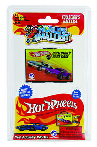 World's Smallest COLLECTORS RACE CASE Hot Wheels w/ Mystery Car